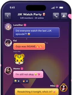 Aminoka app on iPhone: Real-time group chat